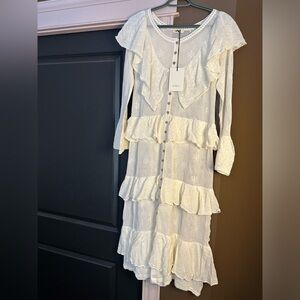 NWT SPELL SATINE KNIT GOWN (snowflake)